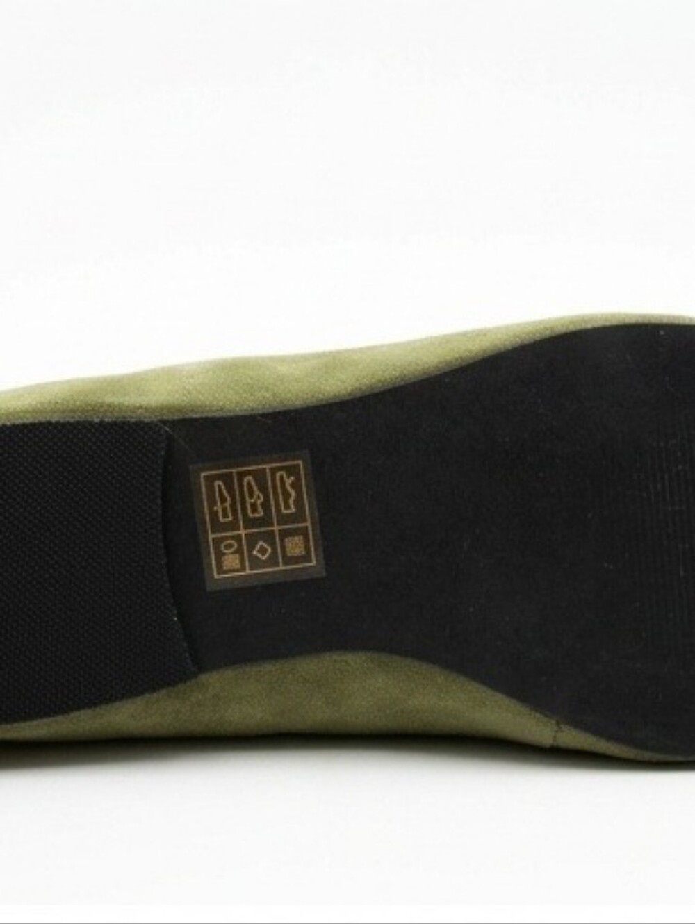 DKNY Olive Green Suede Bit Loafers Woomens Size 10 M - Picture 4 of 4